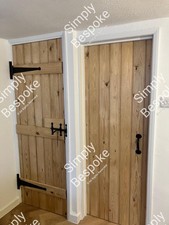 COTTAGE PINE LEDGED DOORS 40mm  BESPOKE SIZES MADE TO MEASURE