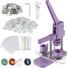 DC Badge 108 58mm Purple Badge
