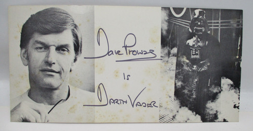 Signed david dave - prowse, is