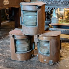 3 Large Vintage Ship’s