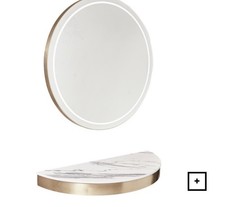 Gold round hair - , salon