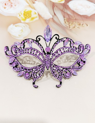 Purple crystal masquerade - crystal,