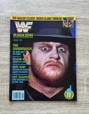 WWE WWF WRESTLING MAGAZINE JANUARY 1992 VGC THE UNDERTAKER