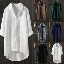 Plus Size Women Cotton Linen