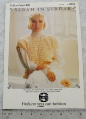 Vintage sirdar 8453 top - vintage:,