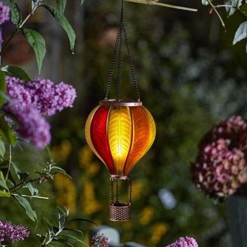 Solar led air balloon hanging - led,