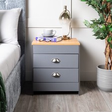 2 Drawer Bedside Table