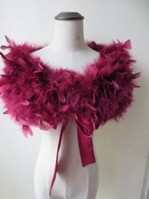 Women Real Ostrich Feather Fur Shrug Shawl Wraps Bride Wedding Party Pashmina