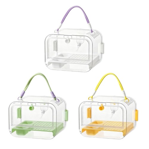Portable clear bird - bird, cage