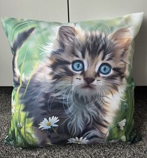 Cute Cat Themed Cushion Cover