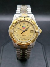 TAG Heuer Quartz Watch 2000 Professional 200M 964.013 F 2 Mens Swiss Gold Plated