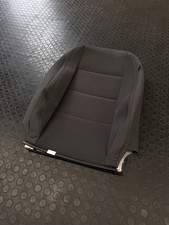 VW Golf Mk5 Black Anthracite Cloth Front Single Back Rest Seat Cover