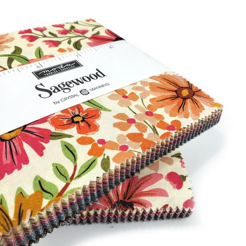Moda sagewood charm - pack, 100%