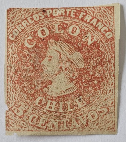 Chile classics 1853 no - 5c,