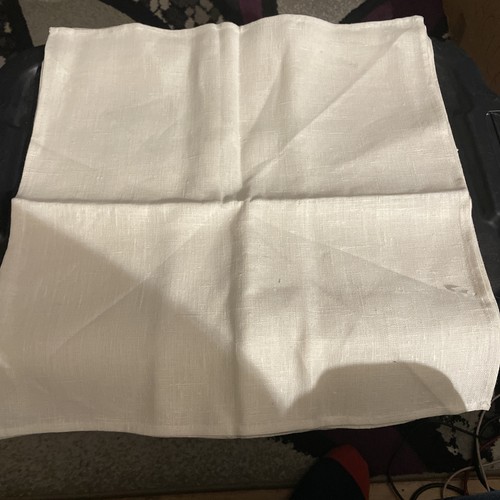 Vintage napkins cream square - cream,