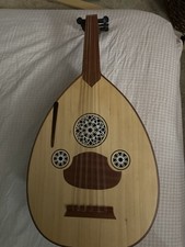 Wooden Oud Folk Instrument