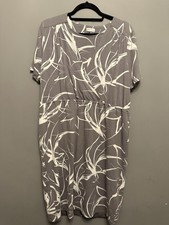 Eastex Jersey Grey Dress White