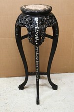 Antique Chinese Hand Carved Plant Stand jardiniere