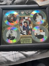 Black & White Elvis Presley Black Framed Picture & Film Cell - Trend Setters Ltd