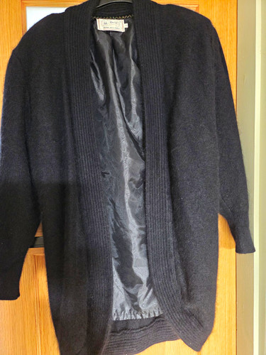 80s design black mohair - hi-design,