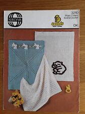 Sirdar, pram covers, knit and crochet pattern, double knitting