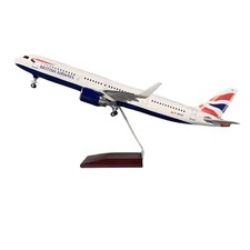 Extra Large British Airways Airbus A321 NEO LED Aircraft Model - 1/100 Scale