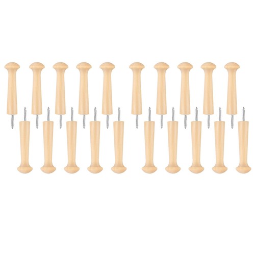 20pcs wooden shaker peg wood - 20pcs,
