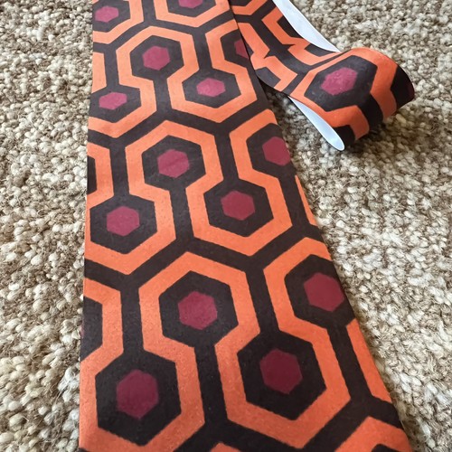 Overlook hotel carpet necktie - overlook,