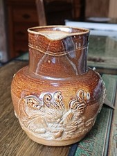Antique Unusual Saltglaze Jug