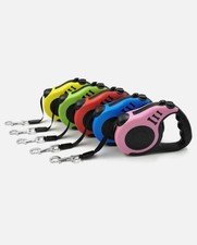 Retractable Dog Lead Extendable Training Dog Leash Pet Leads Sizes 3m 5m UK
