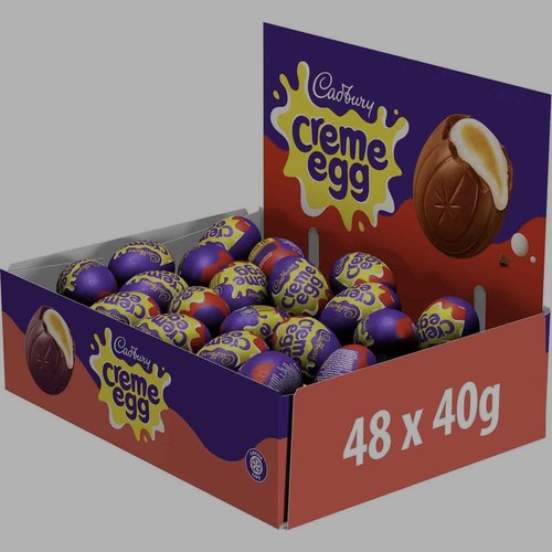 Cadbury creme egg - egg, box