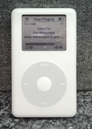 Apple ipod classic 20gb white - ipod,