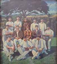 Vintage Framed Print of A