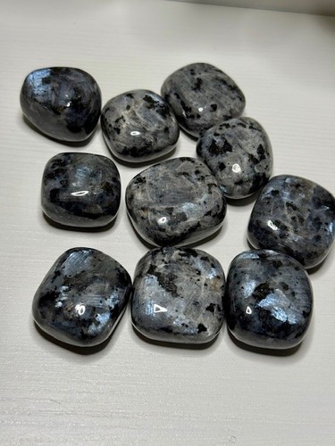 Large larvikite tumble - large, stones