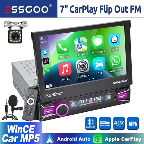 Carplay single 1din flip - carplay,
