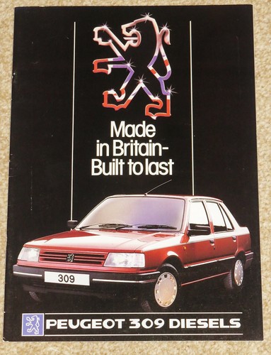 1986 peugeot 309 diesels uk - peugeot,