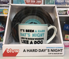 NEW The Beatles Cup & Saucer A Hard Day's Night (officially licensed) BOXED