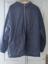 Rodeo C&A Blue Vintage 90's Nylon Zip-up Casual rain resistant jacket large 