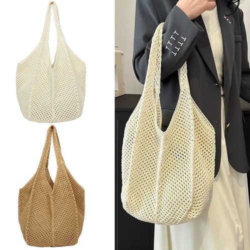 Women crochet tote bag - women,