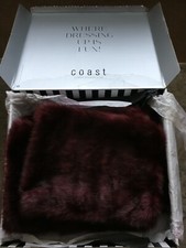 Coast Long Wine Colour Faux