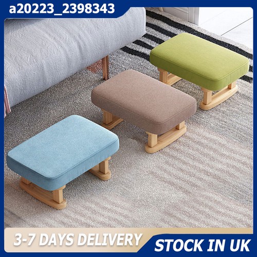 Wooden sofa footstool ottoman - wooden,