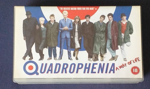 Quadrophenia vhs tape - quadrophenia,