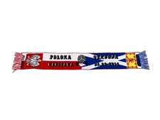 POLAND AND SCOTLAND FRIENDSHIP FOOTBALL SCARF