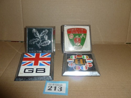 Vintage car badges - badges, lot