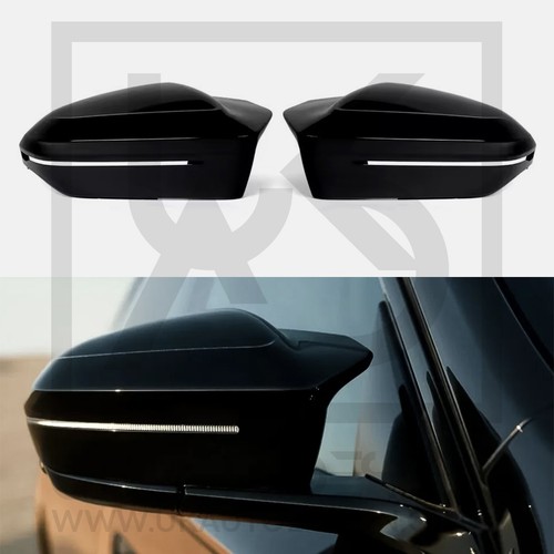 Black mirror covers - mirror, bmw