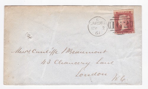 1861 fine penny red - 1861,