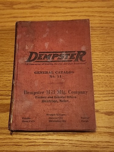 Vintage 1922 dempster mill - vintage,