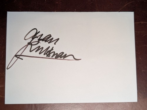 Autograph book page - , genuinely