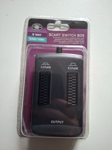 Scart switch box way audio - switch, 2