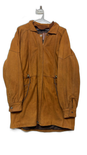 Rpa brown leather - leather, coat